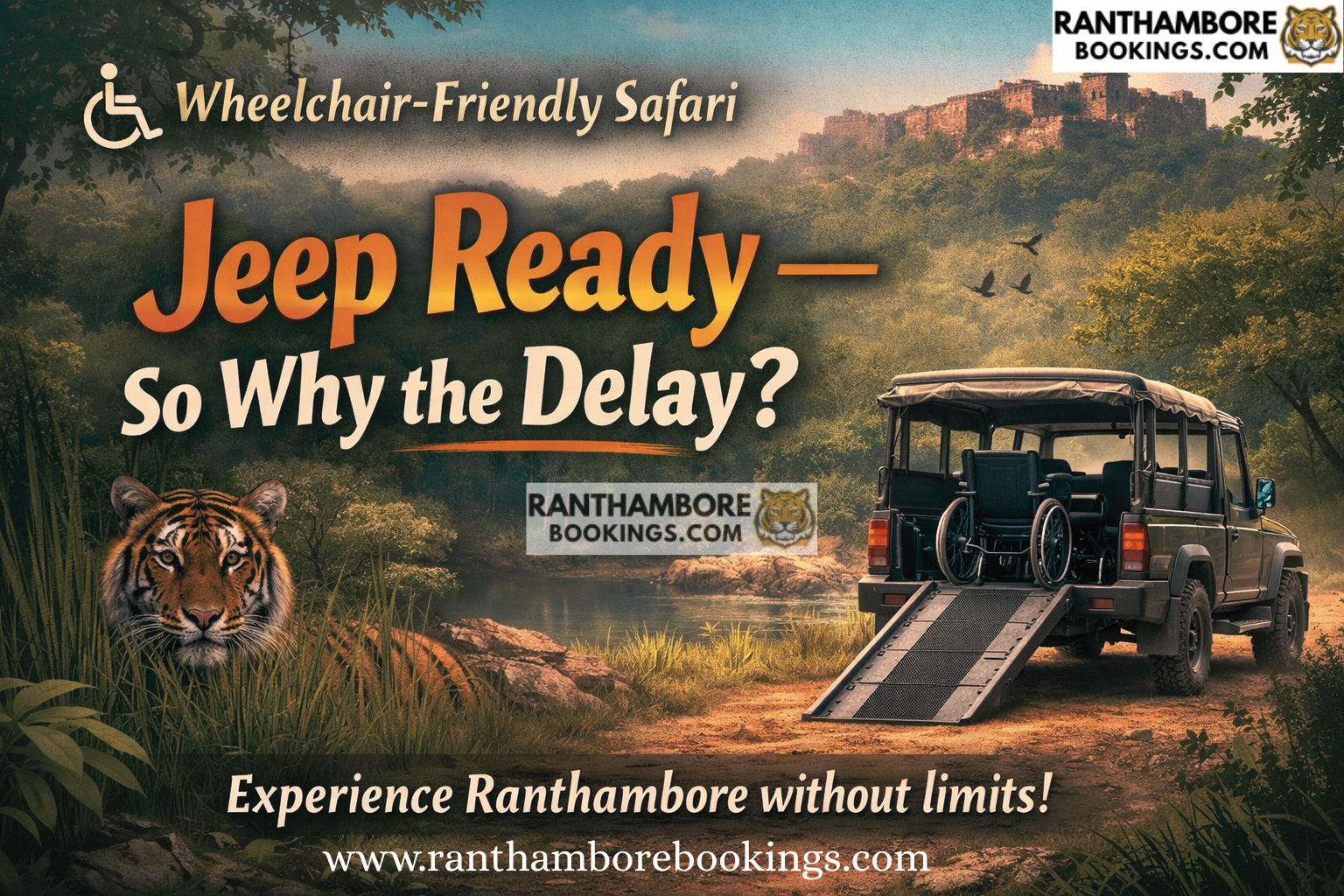 Wheelchair Safari Jeep Ready — So Why the Delay in Ranthambore?