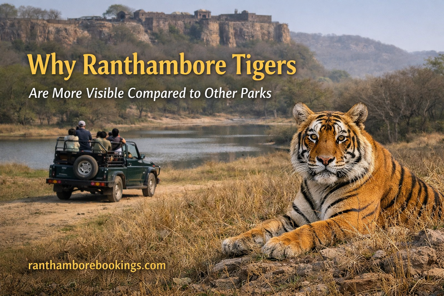 Ranthambore Tigers Are More Visible Compared to Other Parks