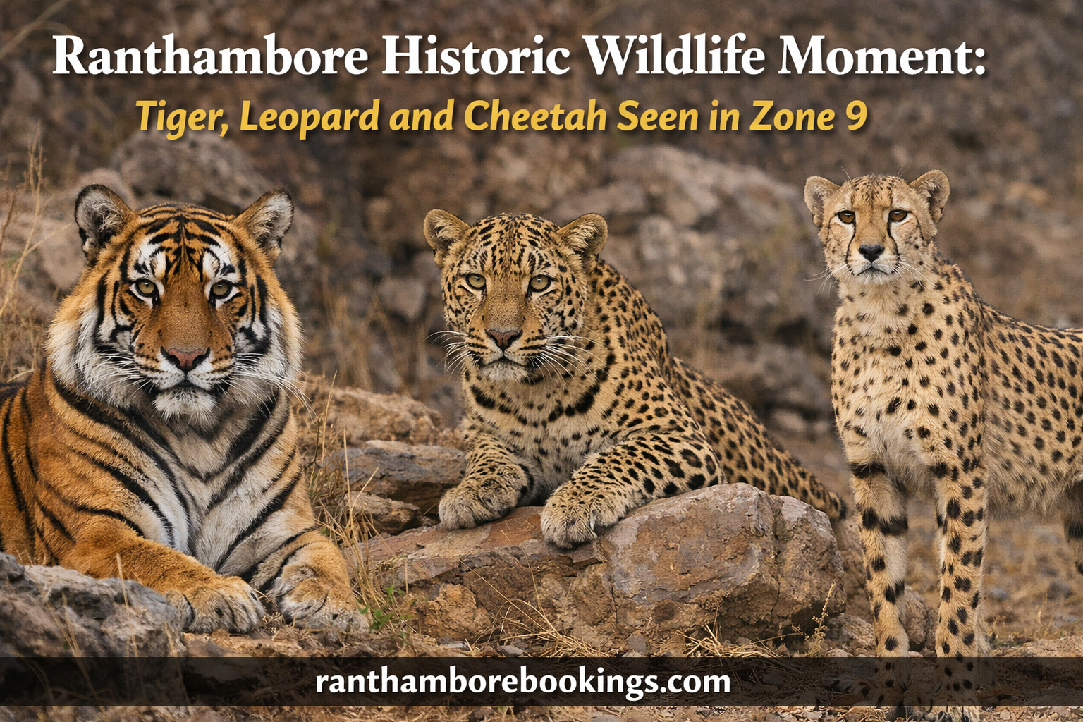 Ranthambore Historic Wildlife Moment